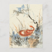 Aziatisch Vintage Briefkaart (Voorkant)