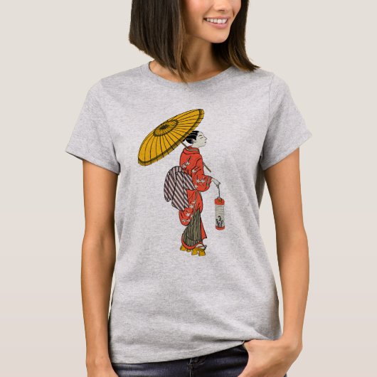 Aziatisch vrouw T-shirt (Voorkant)