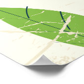  Aziatische aap reisposter Poster (Hoek)