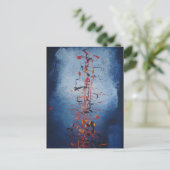 Aziatische Abstracte Kunst Briefkaart (Staand voorkant)