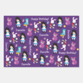 Aziatische Alice's avonturen in Wonderland Inpakpapier Vel (Voorkant 2)