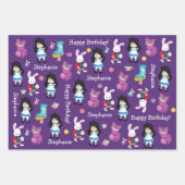 Aziatische Alice's avonturen in Wonderland Inpakpapier Vel (Voorkant)