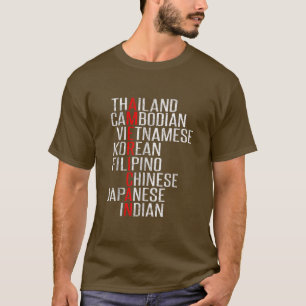 Aziatische Amerikaanse trots We zijn allemaal Amer T-shirt