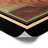 Aziatische Art Deco-afdrukken van 1920 Poster (Hoek)