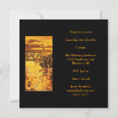 -Aziatische Art Gold 50e verjaardag Kaart (Achterkant)