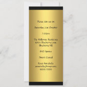 -Aziatische Art Gold 50e verjaardag Kaart (Achterkant)