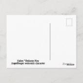 Aziatische bal-gelede dolk, Dollzone Floy Briefkaart (Achterkant)