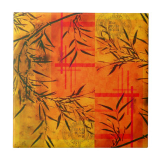 Aziatische Bamboe-wandtegels Tegeltje