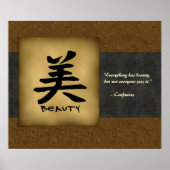 Aziatische Beauty Quote Custom Poster (Voorkant)