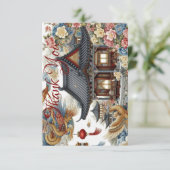 aziatische bedankkaart (Staand voorkant)