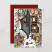 aziatische bedankkaart (Voorkant / Achterkant)