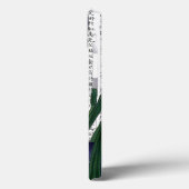 Aziatische Blauwe Iris op Kanji Achtergrond Case-Mate iPhone Case (Achterkant / Links)