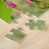 Aziatische bloeding Hartkaplappen Bloem Legpuzzel (Zijkant)