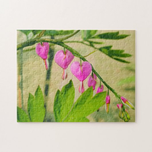 Aziatische bloeding Hartkaplappen Bloem Legpuzzel (Horizontaal)