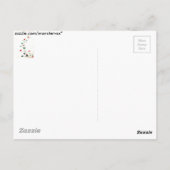 Aziatische Bloem Briefkaart (Achterkant)