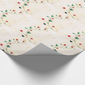 Aziatische Bloem Cadeaupapier (Hoek)