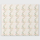 Aziatische Bloem Cadeaupapier (Vlak)