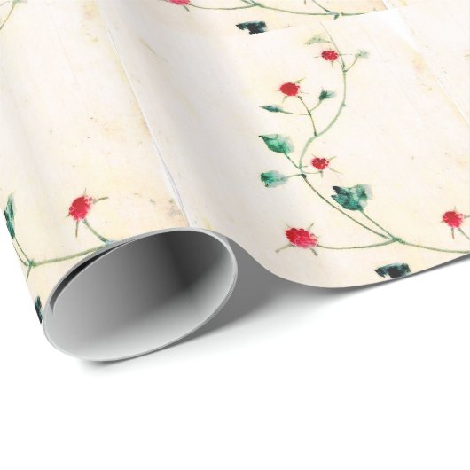 Aziatische Bloem Cadeaupapier (Rol Hoek)