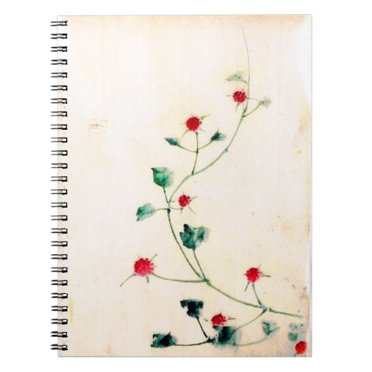 Aziatische Bloem Notitieboek (Voorkant)