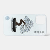 Aziatische bloemen bonsai bloesem boom grafisch on Case-Mate iPhone case (Achterkant (horizontaal))
