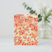 Aziatische bloesems briefkaart (Staand voorkant)