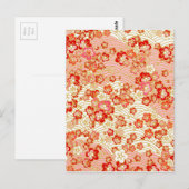 Aziatische bloesems briefkaart (Voorkant / Achterkant)