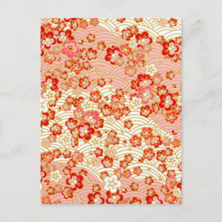 Aziatische bloesems briefkaart