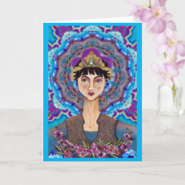 Aziatische boeddhistische godin Empress Luz Blank  Kaart