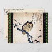 Aziatische boomkor Briefkaart (Voorkant / Achterkant)