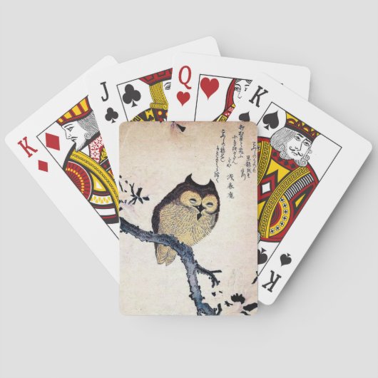 Aziatische boomkor pokerkaarten (Achterkant)