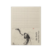 Aziatische borstel koffie kunst kanji praktijk pap notitieblok (Linkerzijde)