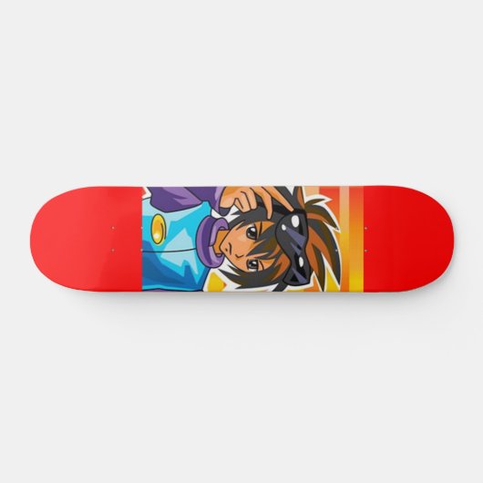 Aziatische Cartoon-Kunstskateboard Skateboard (Horizontaal)