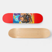 Aziatische Cartoon-Kunstskateboard Skateboard (Horizontaal)
