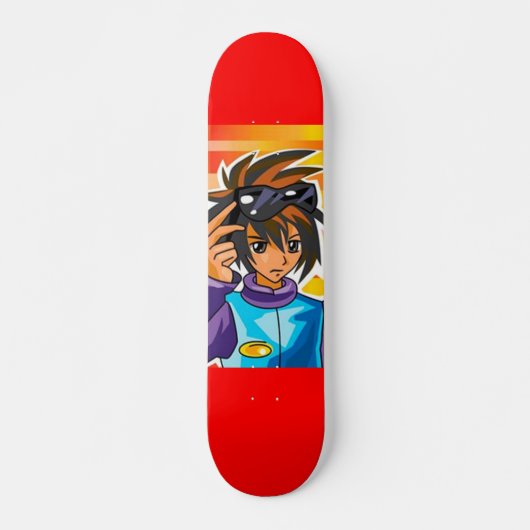 Aziatische Cartoon-Kunstskateboard Skateboard (Voorkant)
