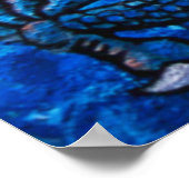 Aziatische Chinese Colorful Dragon afdrukken Poster (Hoek)