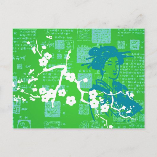  Aziatische collage Briefkaart (Voorkant)