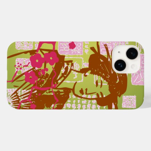 Aziatische collage Case-Mate iPhone Case (Achterkant (horizontaal))