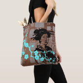 Aziatische collage tote bag (Dichtbij)