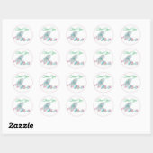 Aziatische Dank Je Wel Ronde Sticker (Vel)