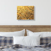 Aziatische decoratieve stof close-up afbeelding canvas afdruk (Insitu (Slaapkamer))