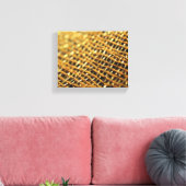 Aziatische decoratieve stof close-up afbeelding canvas afdruk (Insitu (Woonkamer))