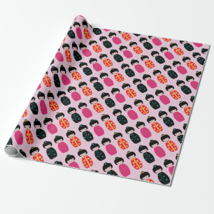 Aziatische dollars cadeaupapier