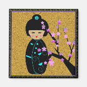 Aziatische dollars magneet (Voorkant)