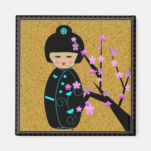 Aziatische dollars magneet (Voorkant)