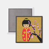 Aziatische dollars magneet (Voorkant / Achterkant)