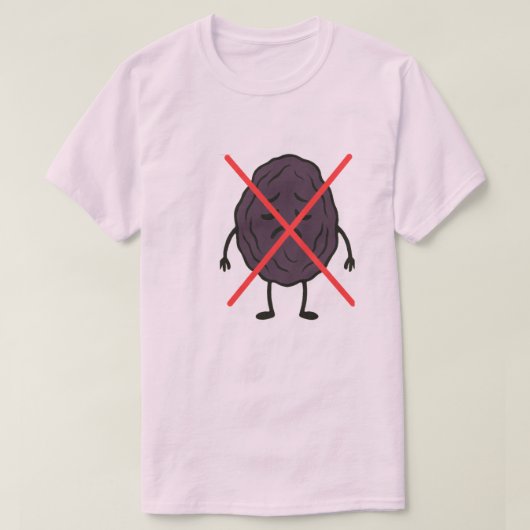 Aziatische Don't Raisin - centrum T-shirt (Design voorkant)