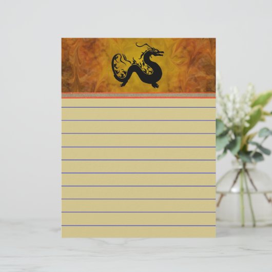 Aziatische draak (Staand voorkant)