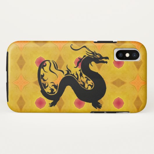 Aziatische draak Case-Mate iPhone case (Achterkant (horizontaal))