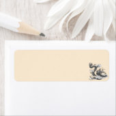 Aziatische draak etiket (Insitu)