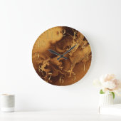  Aziatische draak Fantasy Art-klok Grote Klok (Huis)